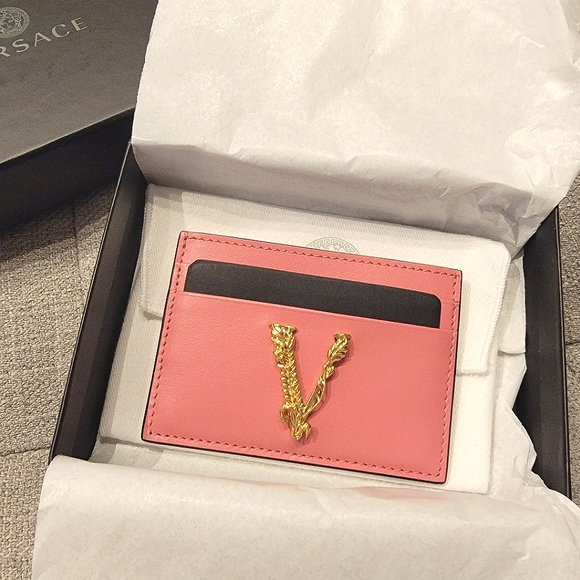 COPY - Versace pink Virtus card holder - Picture 1 of 14